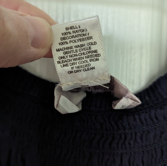 Loft Embroidered Swing Off Shoulder Dress - Picture 13 of 15